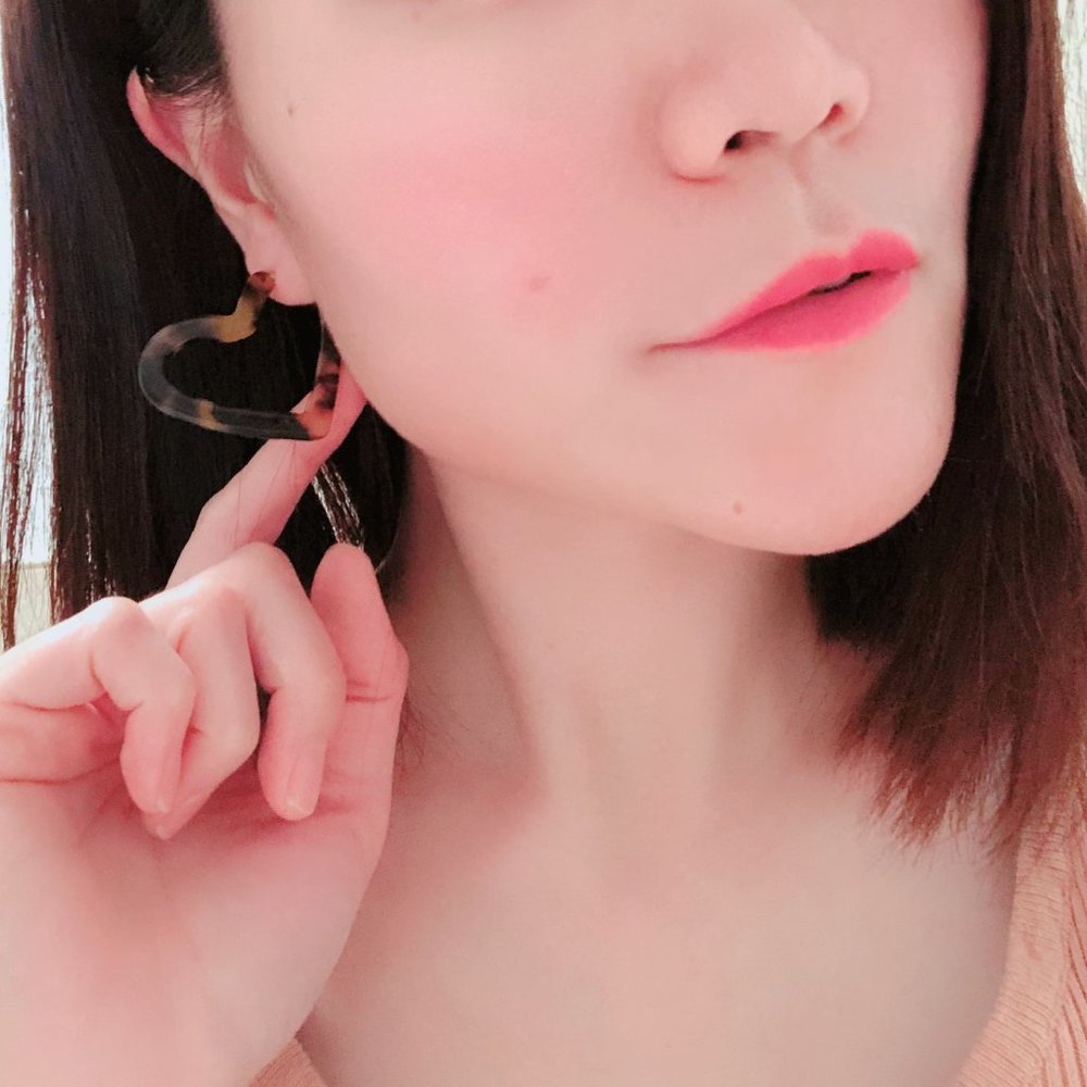 2 for20🧡Heart Leopard earrings geometric acrylic - Picture 4 of 6